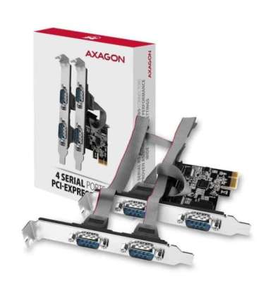 AXAGON PCEA-S4N, PCIe controller 4x RS232