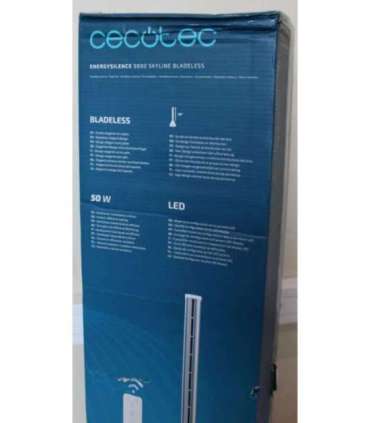 SALE OUT. EnergySilence 9890 Skyline Bladeless Tower Fan Stand Fan 50 W Diameter 23 cm Number of speeds 3 |