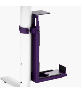 Arozzi Under-desk Arena PC Mount AZ-PCMOUNT-PP Adjustable Height, Width Purple