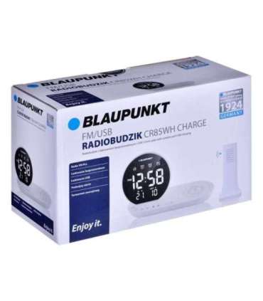 Blaupunkt CR85WH CHARGE Digital alarm clock White