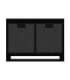 Gorenje WHT66236B Wall-mounted Black 469 m³/h