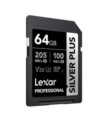 Lexar Professional SILVER PLUS SDXC 64GB memory card