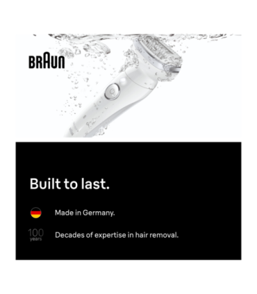Braun Silk-épil 9 SES9-030 Epilator Operating time (max) 50 min Number of power levels 2 Wet & Dry |