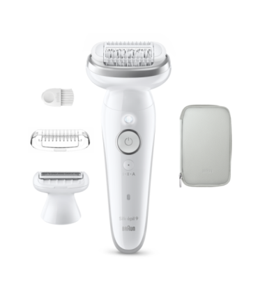 Braun Silk-épil 9 SES9-030 Epilator Operating time (max) 50 min Number of power levels 2 Wet & Dry |