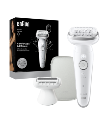 Braun Silk-épil 9 SES9-030 Epilator Operating time (max) 50 min Number of power levels 2 Wet & Dry |