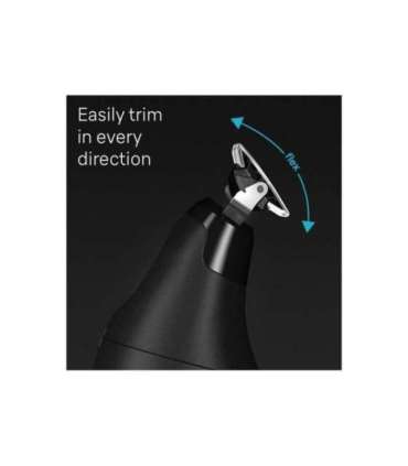 Braun Face and Body Hair trimmer XT5300 Series XT5 Cordless Wet & Dry Number of length steps 6 Black/Silver