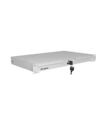 Lanberg 19" Drawer 1U,  max load capacity up to 30 kg assembly AK-2002-S 48.26 x 27 x 4.4 cm Grey