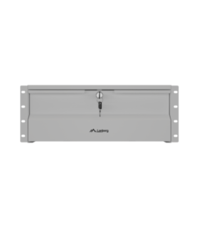 Lanberg AK-2004-S 19" Drawer 4U, max load capacity up to 90 kg, 4 point assembly 48.26 x 36 x 17.6 cm Gray