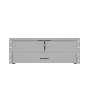 Lanberg AK-2004-S 19" Drawer 4U, max load capacity up to 90 kg, 4 point assembly 48.26 x 36 x 17.6 cm Gray