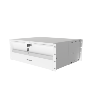 Lanberg AK-2004-S 19" Drawer 4U, max load capacity up to 90 kg, 4 point assembly 48.26 x 36 x 17.6 cm Gray