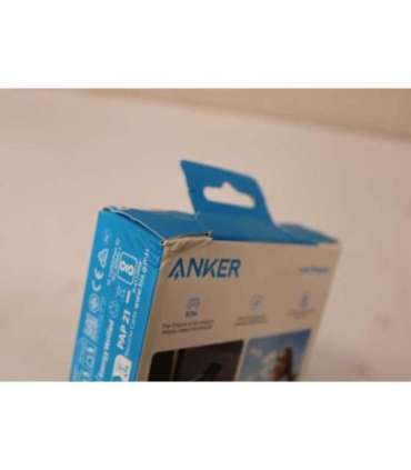 Anker Power Bank with Built-In USB-C Cable A1688H11 10000 mAh Black DAMAGED PACKAGING