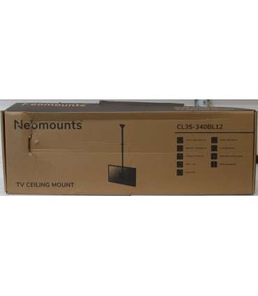 SALE OUT. Neomounts CL35-340BL12 Monitor/TV mount ceiling 1 screen - 23-42" - max 50 kg - VESA 100x100-200x200 - h