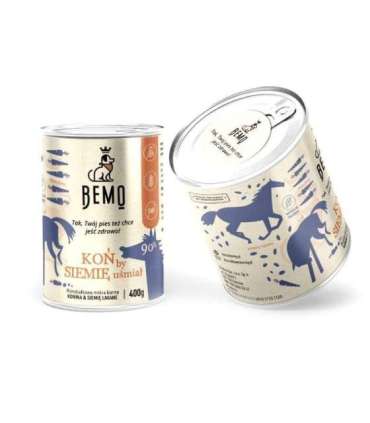 Bemo KOŃ by SIEMIĘ usmiał mokra karma dla psa 400g