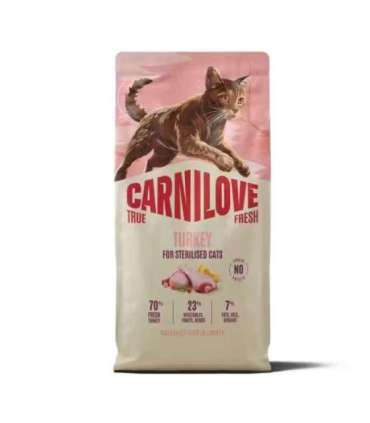CARNILOVE TRUE FRESH Cat Dry  Turkey for Sterilised Adult All Breeds 400 g