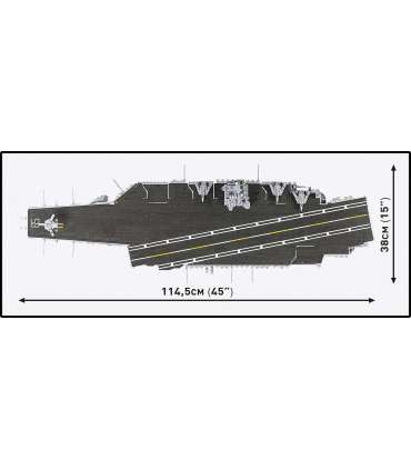 Blocks CVN-65 Aircraft Carrier 6131 blocks