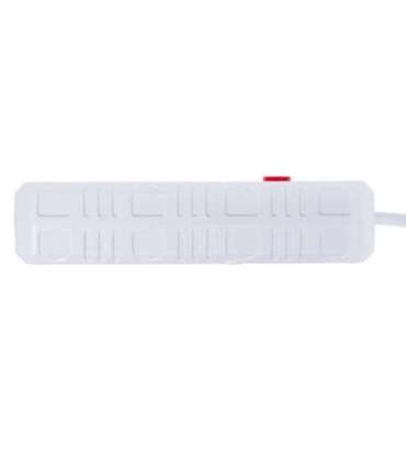 Power strip MCE393 W, 4 sockets 3xUSB, 110-240V AC 50/60Hz. 2.1A max 2500W, 3m white