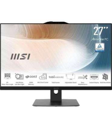 Monoblock PC|MSI|AM272P 1M|Modern|CPU Intel|Intel Core 7|150U|RAM 16 GB|DDR5-SDRAM|Screen 27 "|1920 x 1080 pixels|Storage 100