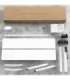 DESK MOTORISED/WHITE WDT221E-W ONKRON