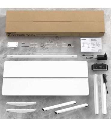 DESK MOTORISED/WHITE WDT221E-W ONKRON