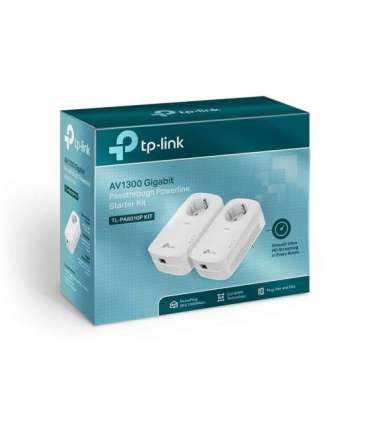 TP-LINK AV1300 Gigabit Passthrough Powerline Starter Kit TL-PA8010P KIT 1300 Mbit/s Ethernet LAN (RJ-45) ports 1