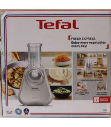 SALE OUT. TEFAL Vegetable slicer Fresh Express DN853BE0 Light Gray 150 W DAMAGED PACKAGING