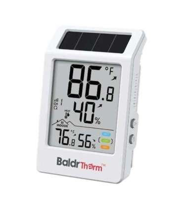 BALDRTHERM B0707 Solar-Powered Thermo-Hygrometer