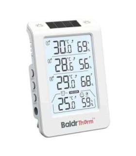 BALDRTHERM B0598 3-Channel Thermohygrometer with Automatic Backlight