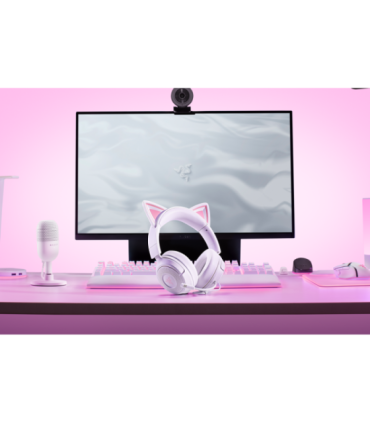 Razer Gaming Headset Kraken Kitty V3 X Wired Over-Ear Microphone White