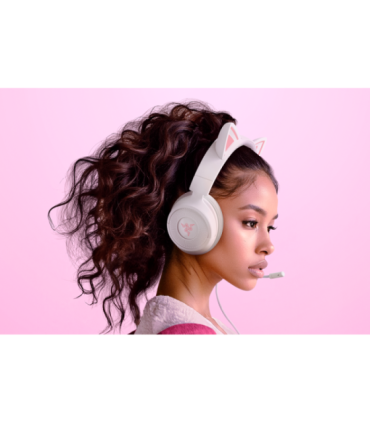 Razer Gaming Headset Kraken Kitty V3 X Wired Over-Ear Microphone White