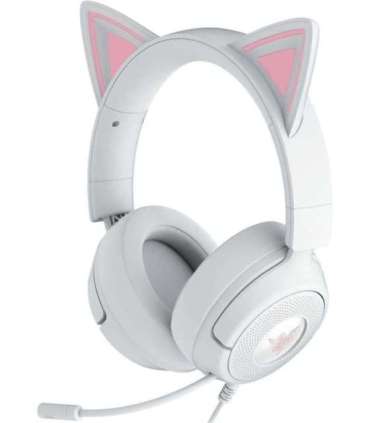 Razer Gaming Headset Kraken Kitty V3 X Wired Over-Ear Microphone White