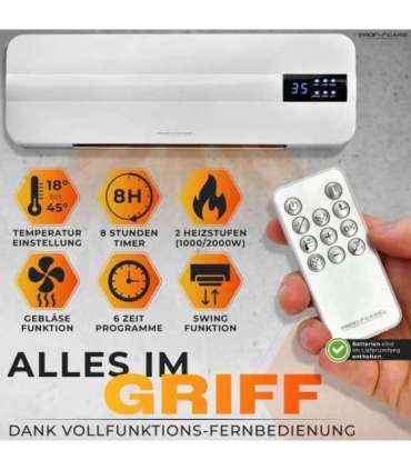 Keraamiline kütteseade Proficare PCHL3116