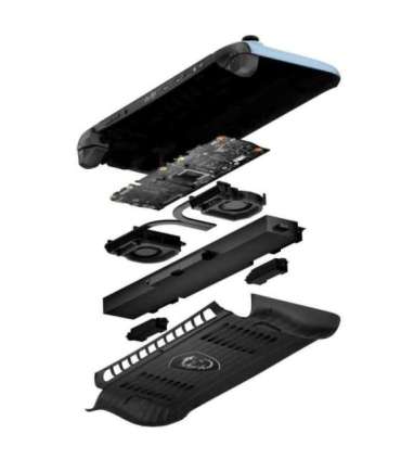 MSI Claw 8 AI+ A2VM Glacier Blue Edition-254PL Ultra 7 258V 8"FHD Touch 120Hz 500nits IPS-Level panel 32GB LPDDR5x