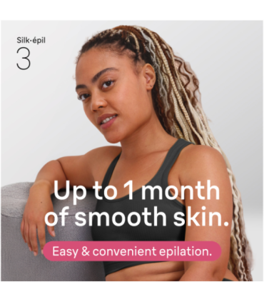 Braun Silk-épil 3 SE3-000 Epilator, White/Pink