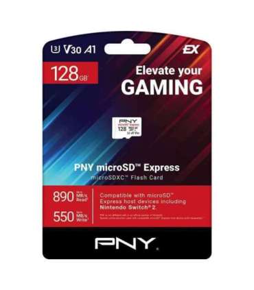 Memory Card microSD Express 128GB P-SDU128P31880EXP-GE