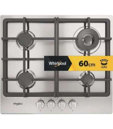 Whirlpool TGML 661 IX R Stainless steel Built-in 58 cm Gas 4 zone(s)