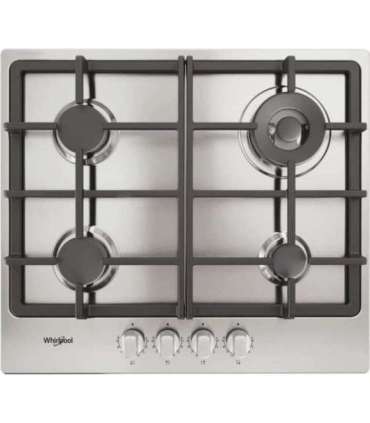 Whirlpool TGML 661 IX R Stainless steel Built-in 58 cm Gas 4 zone(s)