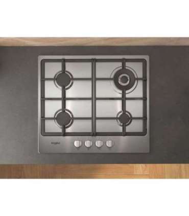 Whirlpool TGML 661 IX R Stainless steel Built-in 58 cm Gas 4 zone(s)
