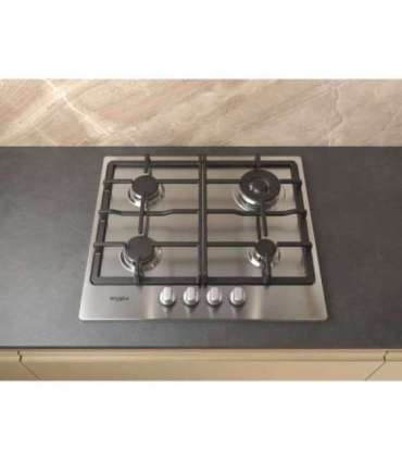 Whirlpool TGML 661 IX R Stainless steel Built-in 58 cm Gas 4 zone(s)