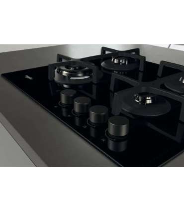 Whirlpool AKT 627/NB1 Black Built-in 59 cm Gas 4 zone(s)