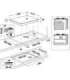 Whirlpool AKT 627/NB1 Black Built-in 59 cm Gas 4 zone(s)