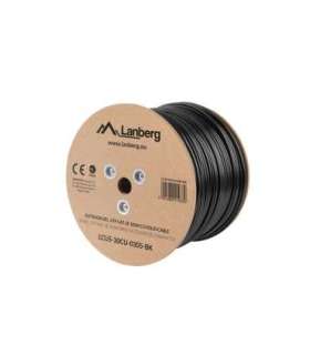 Lanberg LCU5-30CU-0305-BK networking cable 305 m Cat5e U/UTP (UTP) Black outdoor