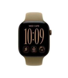 Apple Watch 12 GPS 46mm Dark Bronze Alu, Olive Sport Band - M/L