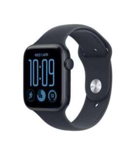 Apple Watch SE 3 GPS 44mm Midnight Alu, Blue Sport Band - M/L