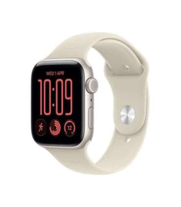 Apple Watch SE 3 5G 40mm Starlight Alu, Sand Sport Band - S/M