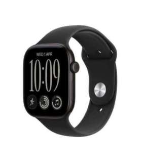 Apple Watch 12 GPS 46mm Black Alu, Black Sport Band - M/L