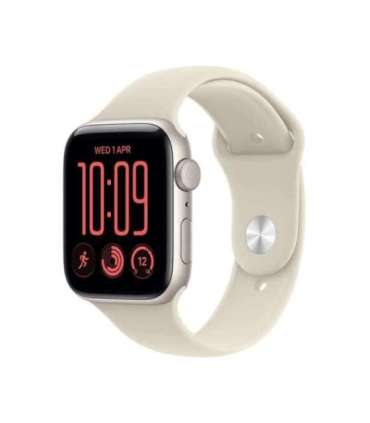 Apple Watch SE 3 GPS 44mm Starlight Alu, Sand Sport Band - S/M