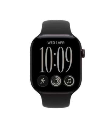 Apple Watch 12 GPS 42mm Black Alu, Black Sport Band - S/M