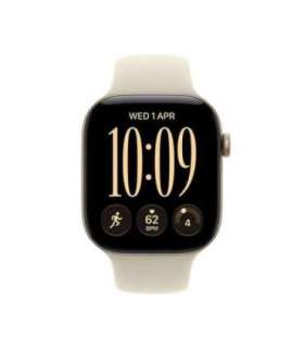 Apple Watch 12 GPS 42mm Light Gold Alu, Sand Sport Band - S/M