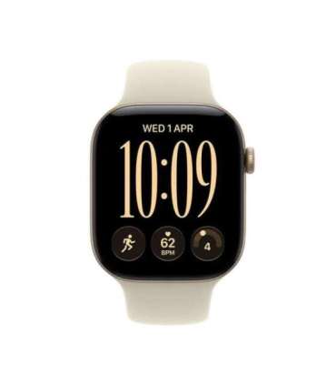 Apple Watch 12 GPS 42mm Light Gold Alu, Sand Sport Band - S/M