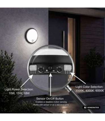 LED lamp with motion PIR sensor MCE535 B
